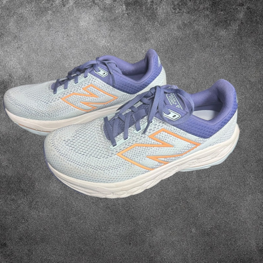 New Balance Fresh Foam X 860v14 Womens 10.5 Running Shoes Blue Purple Orange